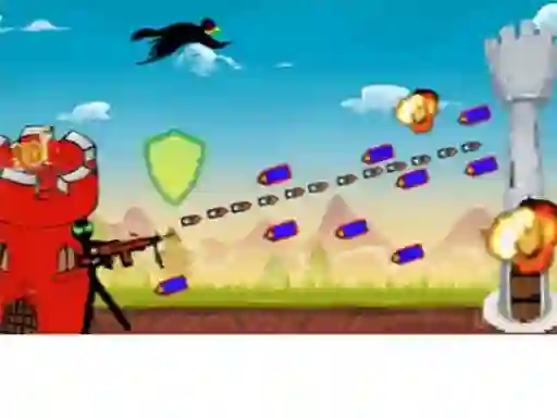 Permainan Castle Blaster 2D! talian