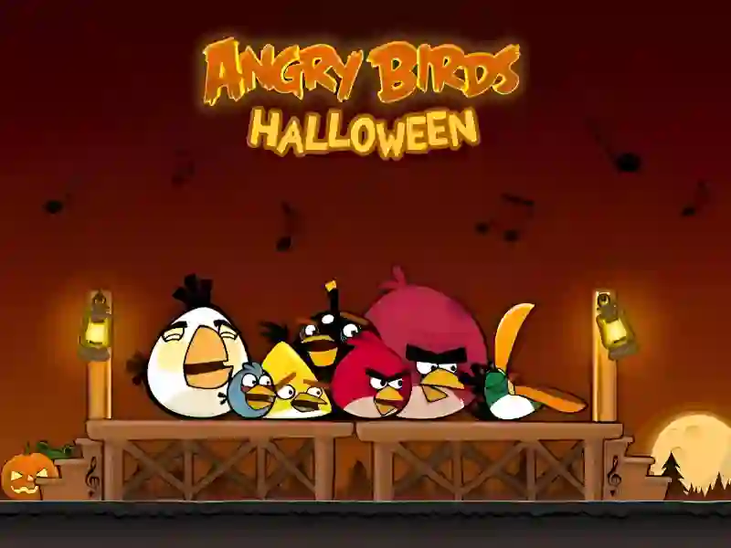 Permainan Angry birds Halloween HD talian