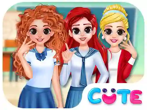 Permainan BFF Princess Back To School talian