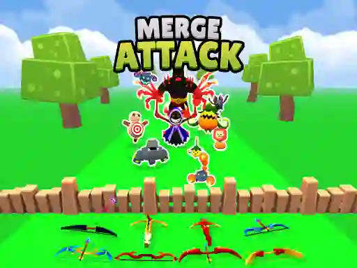 Permainan Merge Monster Attack talian
