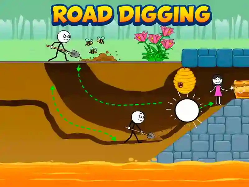 Permainan Road Digging talian