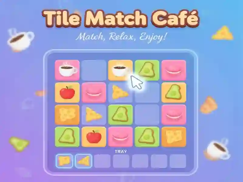 Permainan Tile Match Cafe talian