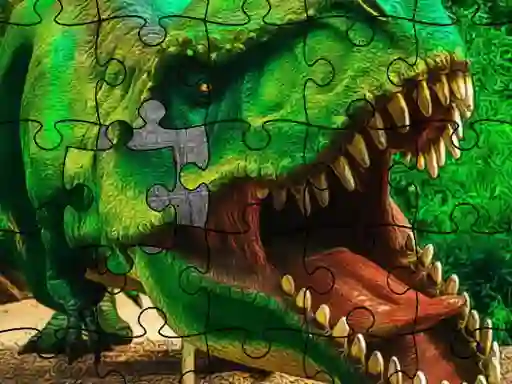 Permainan Dino Park Jigsaw talian