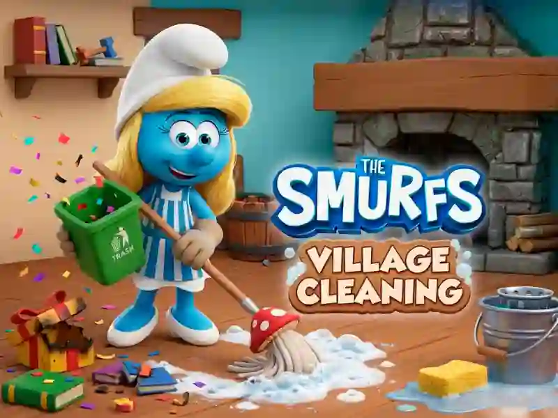 Permainan The Smurfs Village Cleaning talian
