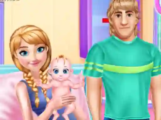 Permainan Pregnant Anna and Baby Care talian
