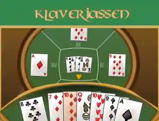Permainan Klaverjassen talian