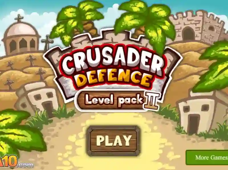 Permainan Crusader defence: level pack talian