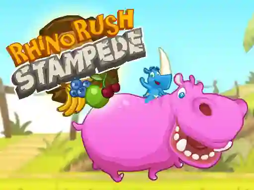 Permainan Rhino Rush Stampede talian