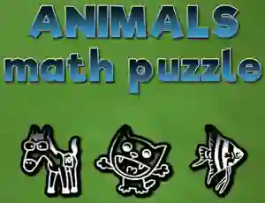 Permainan Animals Math Puzzles talian