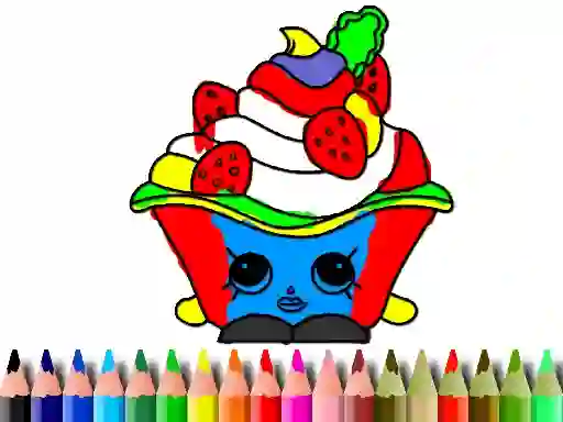 Permainan Back To School: Cake Coloring Book talian