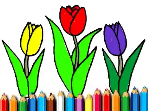 Permainan Back To School: Spring Time Coloring Book talian
