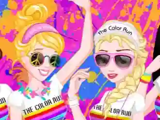 Permainan Princess Color Run talian