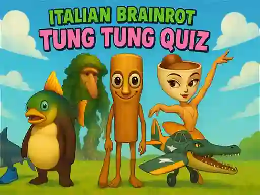 Permainan Italian Brainrot tung Tung Quiz talian