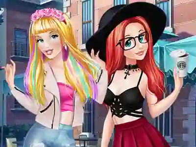 Permainan 100 Crop Top Looks for Princess talian