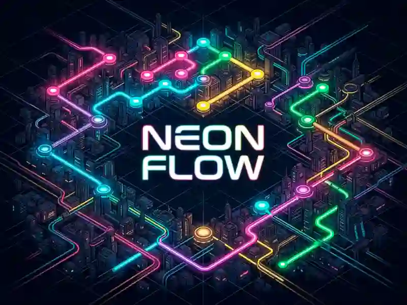 Permainan Neon Flow talian