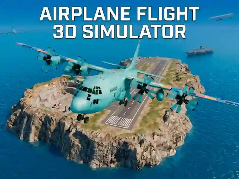 Permainan Airplane Flight 3D Simulator talian