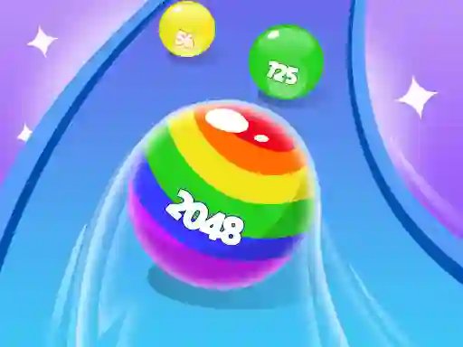 Permainan 2048 Run Gorgeous Balls talian