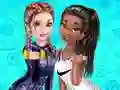 Permainan Elsa And Tiana Workout Buddies talian