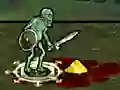 Permainan Zombie Knight talian