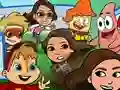 Permainan Nickelodeon Tag attack talian