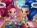 Permainan Shimmer And Shine Wardrobe Cleaning talian