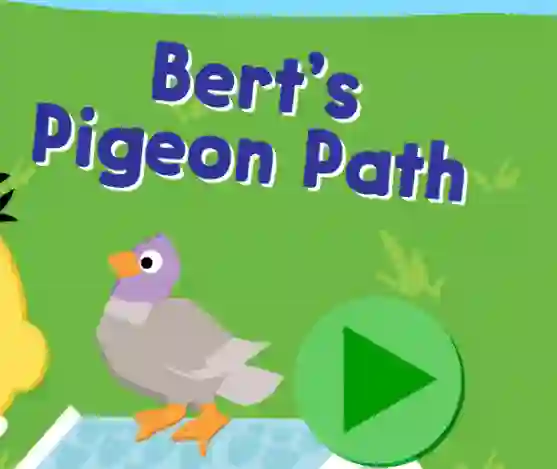 Permainan 123 Sesame Street: Bert's Pigeon Path talian