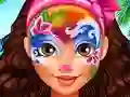 Permainan Oceania Princess Moana Face Art talian