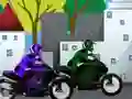 Permainan Bike Racing Math Integers talian