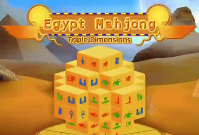 Permainan Egypt Mahjong Triple Dimensions talian