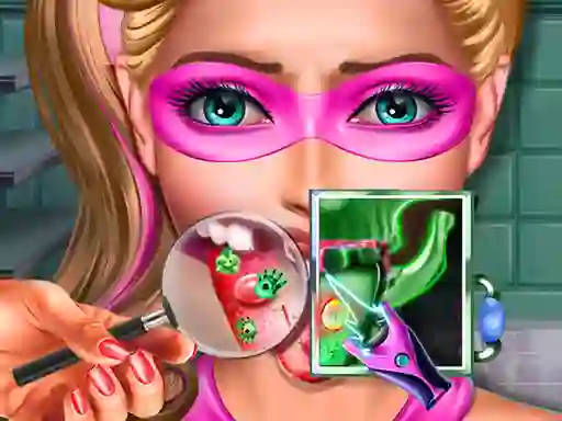 Permainan  Super Doll Tongue Doctor talian