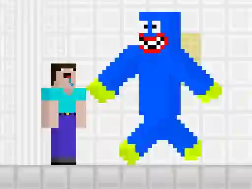 Permainan Noob Vs Blue Monster talian