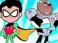 Permainan Teen Titans Jigsaw talian
