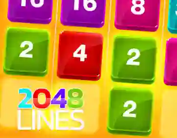Permainan 2048 Lines talian