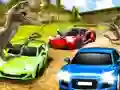 Permainan Dino Car Race talian