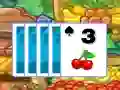 Permainan Tri-Fruit Solitaire! talian
