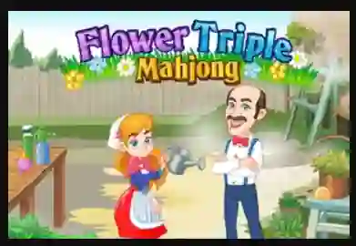 Permainan Flower Triple Mahjong talian