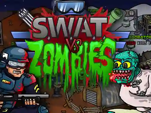 Permainan Swat vs Zombies talian