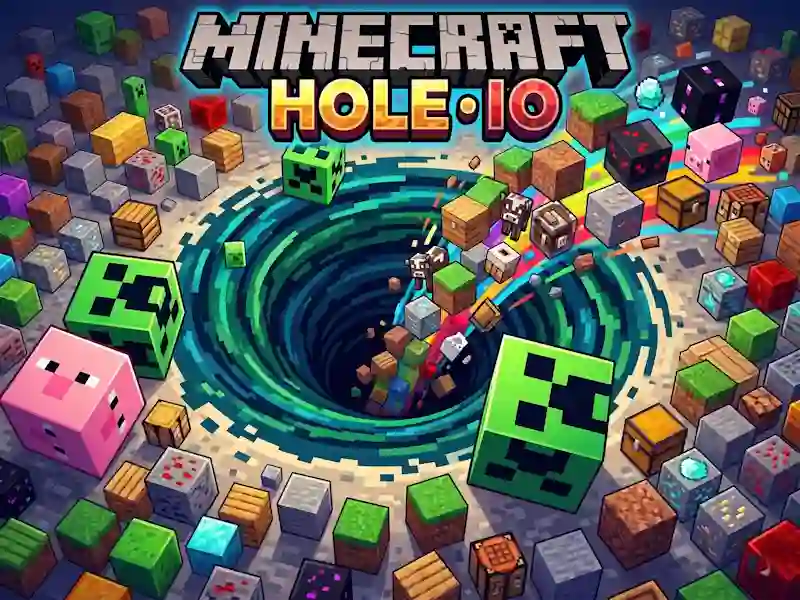 Permainan Minecraft Hole IO talian