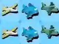 Permainan Big Fast Airplanes Match 3 talian