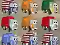 Permainan Garbage Trucks Matching talian