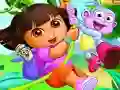 Permainan Dora the explorer Hidden stars talian