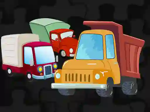 Permainan Cartoon Truck Jigsaw talian