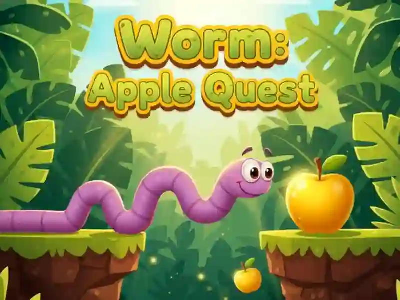 Permainan Worm:  Apple Quest talian