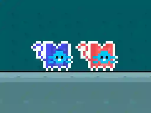 Permainan Red and Blue Cats talian