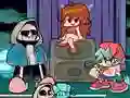 Permainan Friday Night Funkin DustTale Remastered v2.0 talian