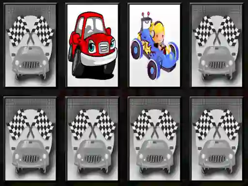 Permainan Racing Cars Memory talian