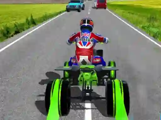 Permainan ATV Quad Bike Traffic Racer talian