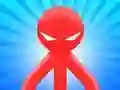 Permainan Red Stickman vs Monster School talian