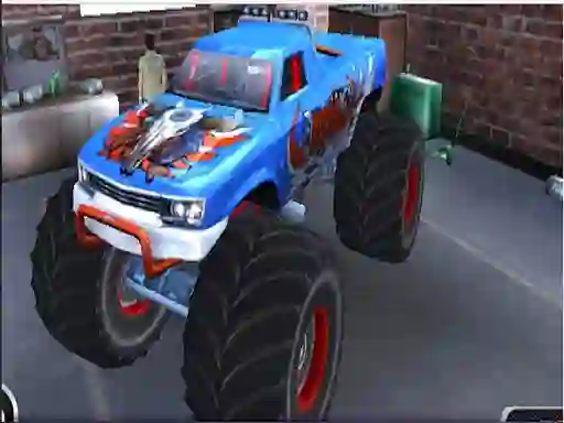 Permainan Monster Truck Stunt Adventure talian