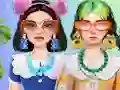 Permainan Fashionable maximalist makeup talian